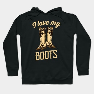 Line Dancing Western Boots Hoodie